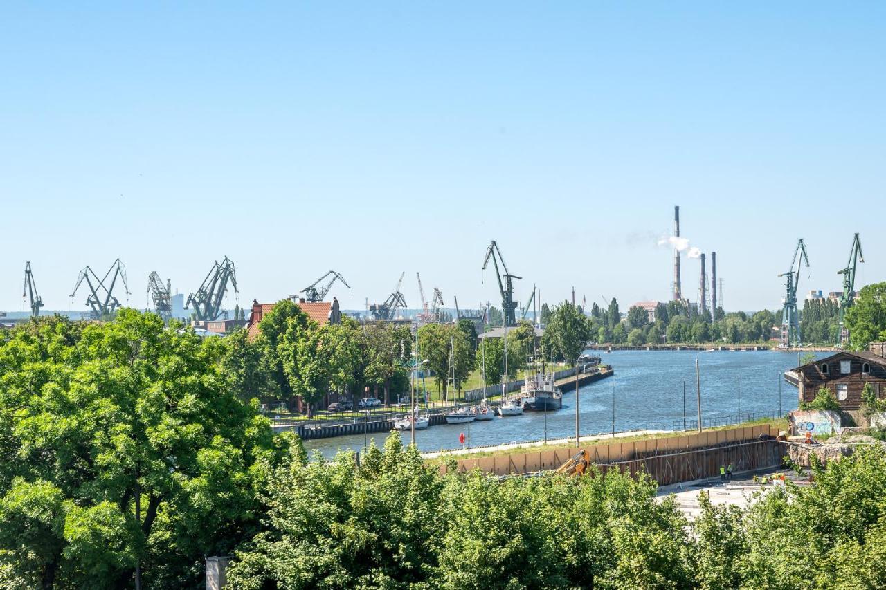 Nadmotlawie Riverside - Sauna, Gym & Parking By Downtown Apartments Gdansk Bagian luar foto