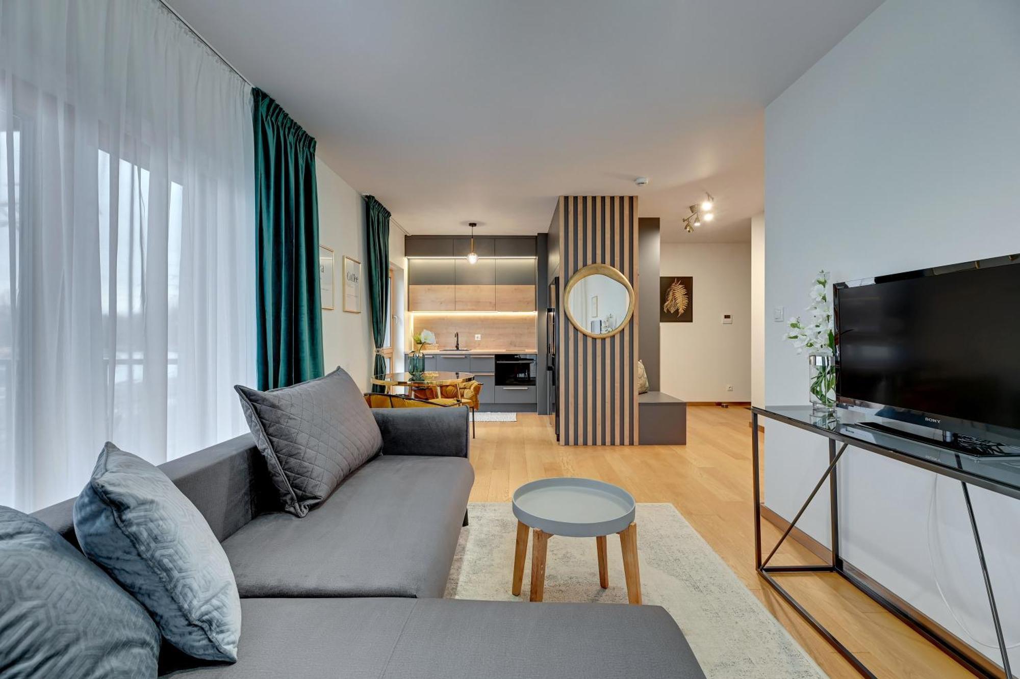 Nadmotlawie Riverside - Sauna, Gym & Parking By Downtown Apartments Gdansk Bagian luar foto