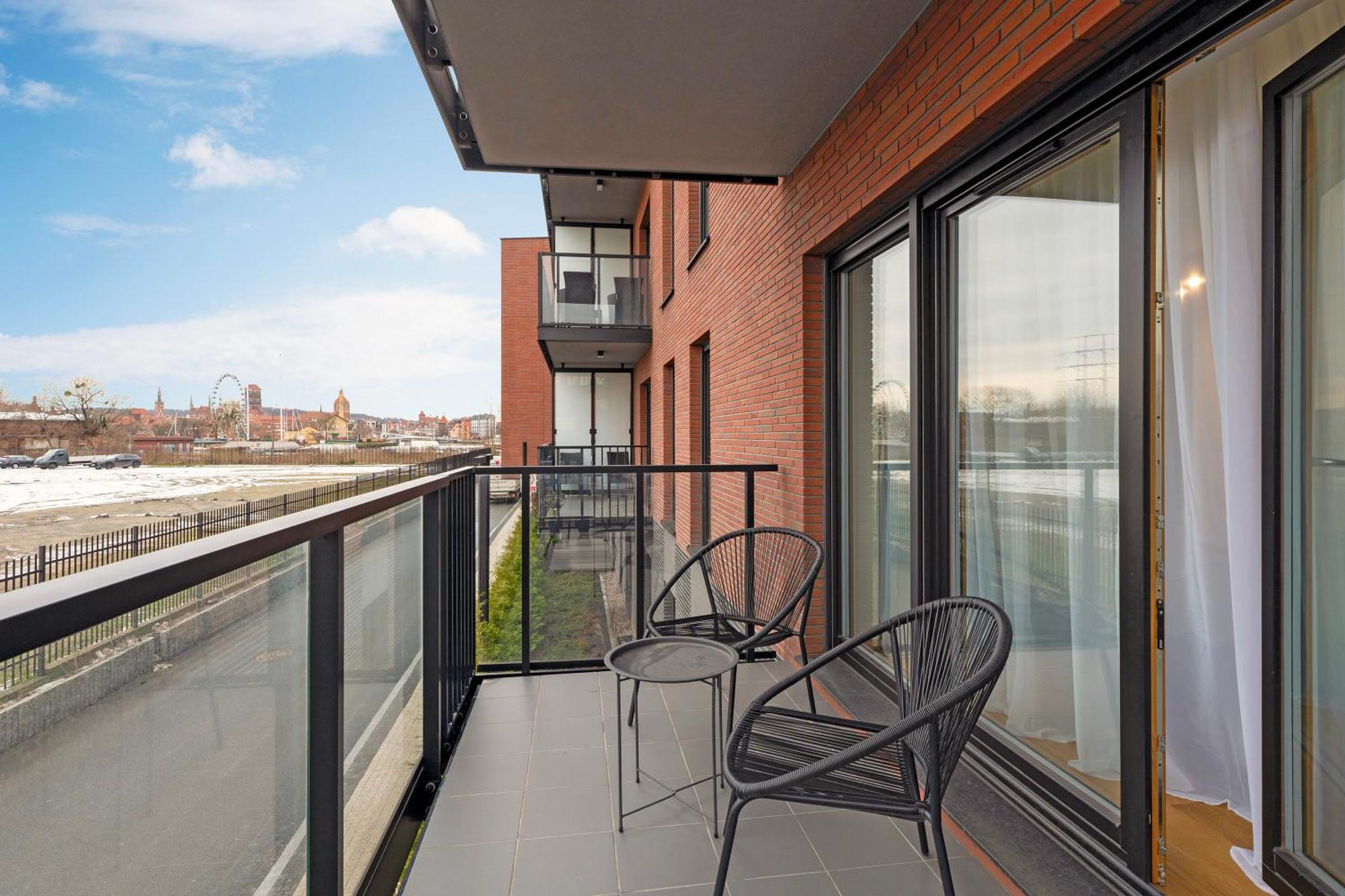 Nadmotlawie Riverside - Sauna, Gym & Parking By Downtown Apartments Gdansk Ruang foto