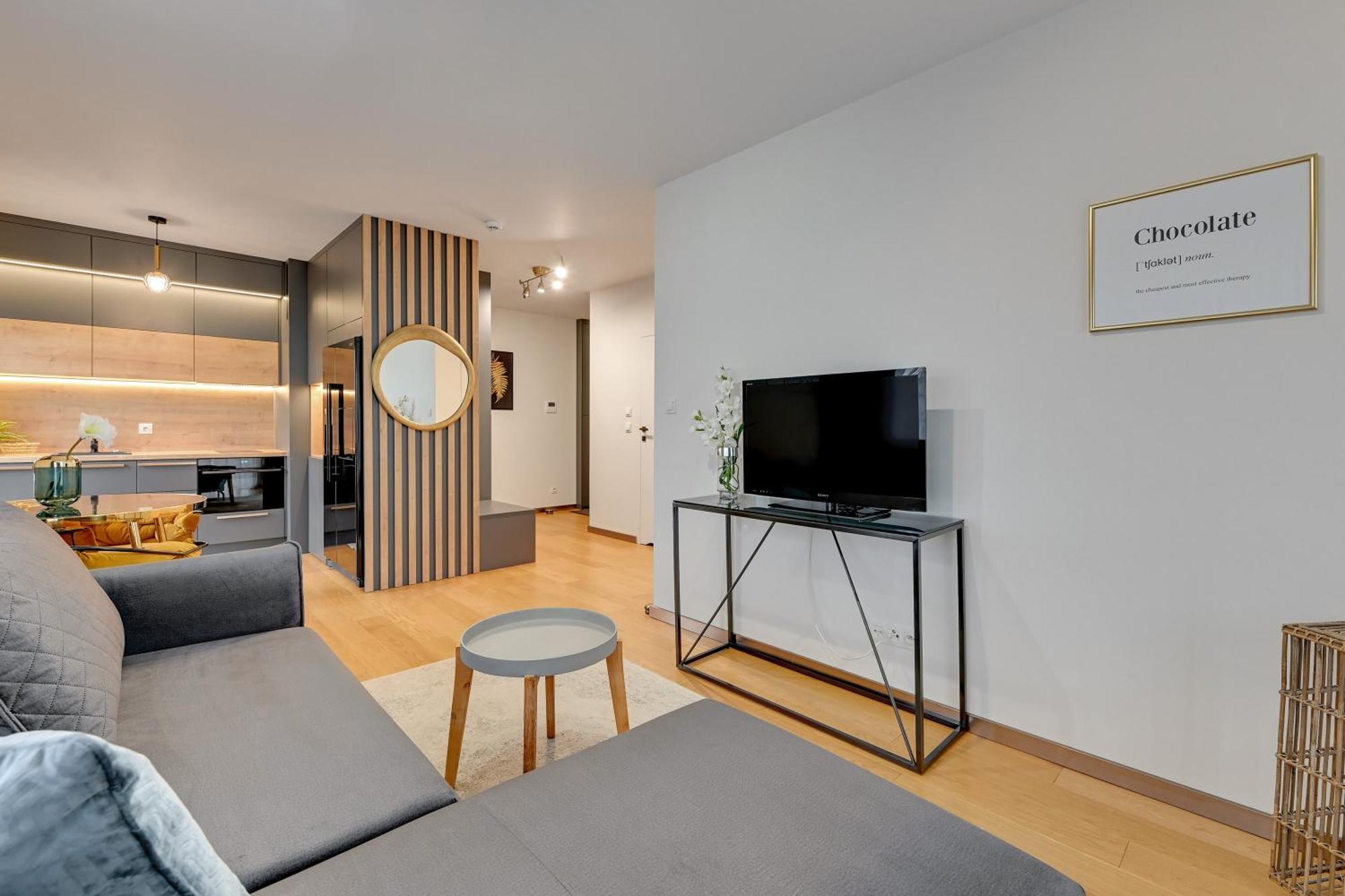 Nadmotlawie Riverside - Sauna, Gym & Parking By Downtown Apartments Gdansk Ruang foto