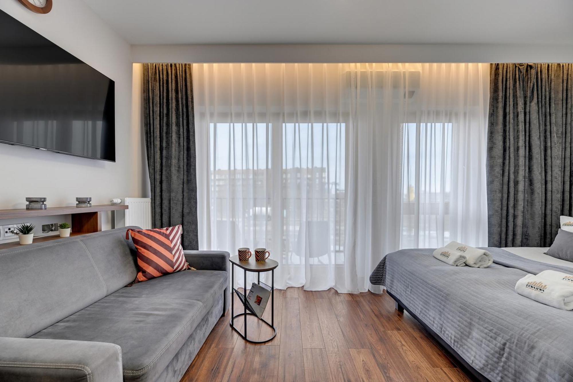 Nadmotlawie Riverside - Sauna, Gym & Parking By Downtown Apartments Gdansk Ruang foto