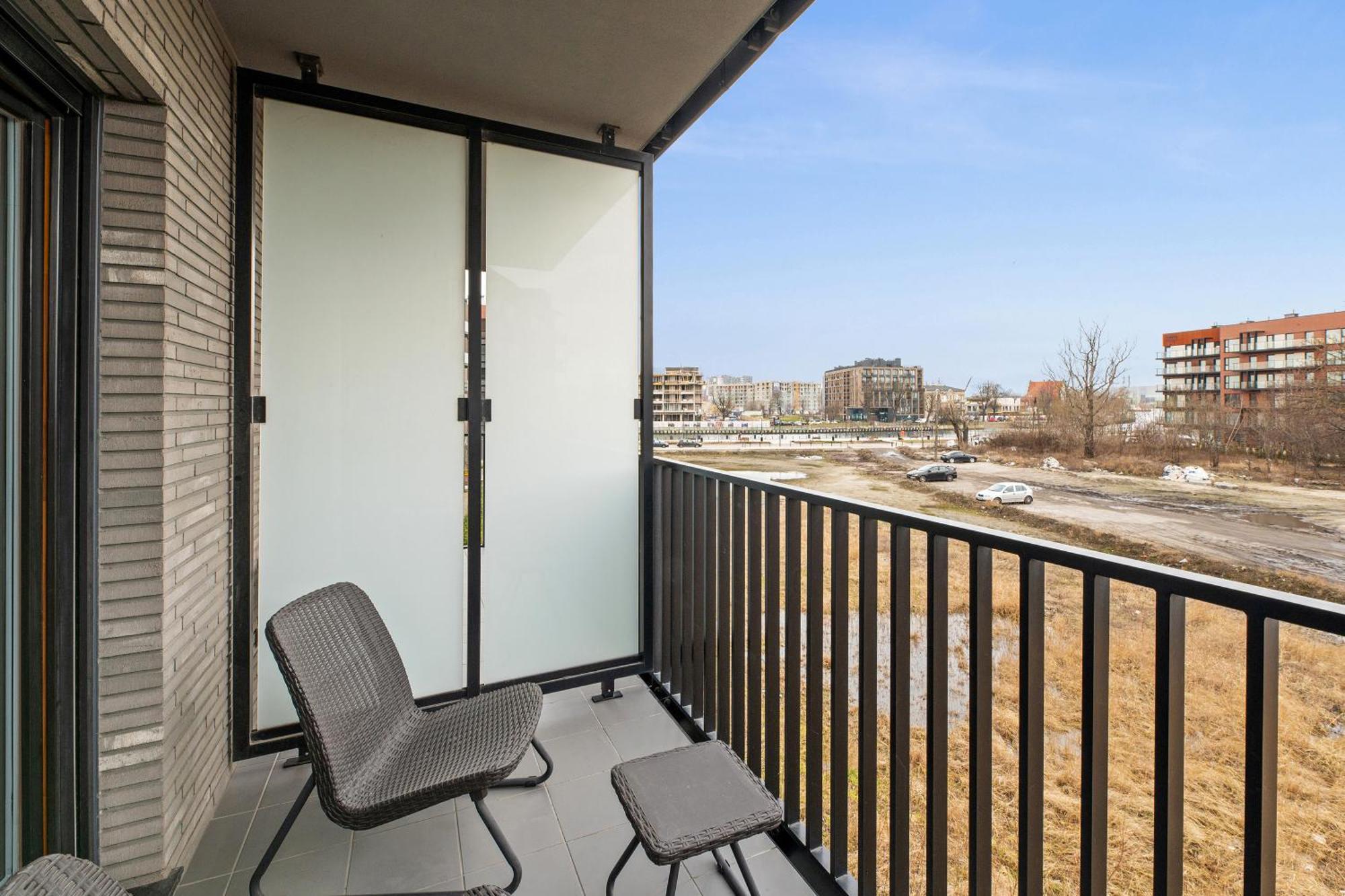 Nadmotlawie Riverside - Sauna, Gym & Parking By Downtown Apartments Gdansk Ruang foto