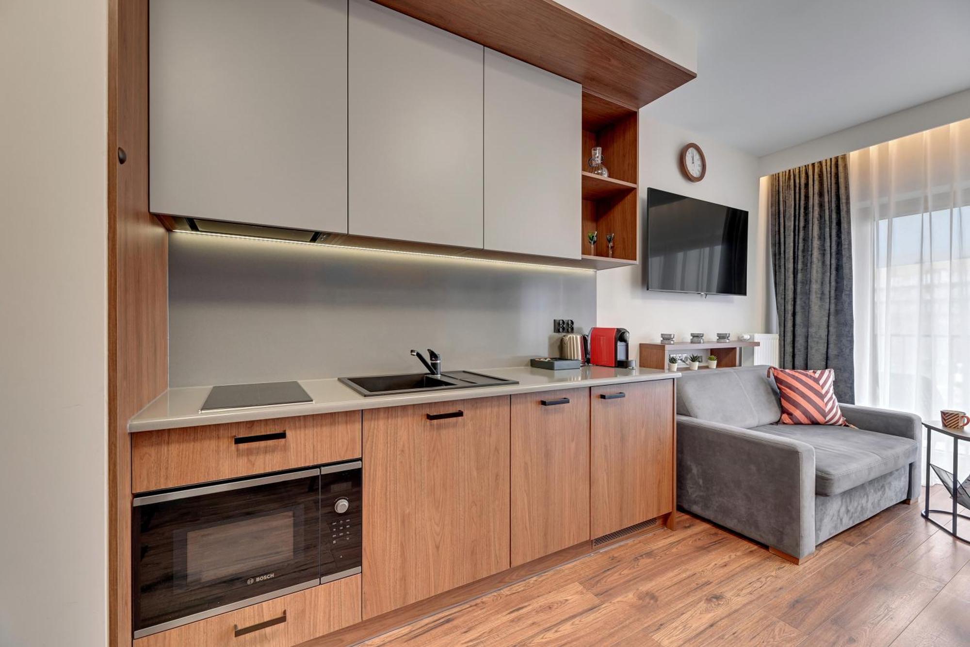 Nadmotlawie Riverside - Sauna, Gym & Parking By Downtown Apartments Gdansk Ruang foto